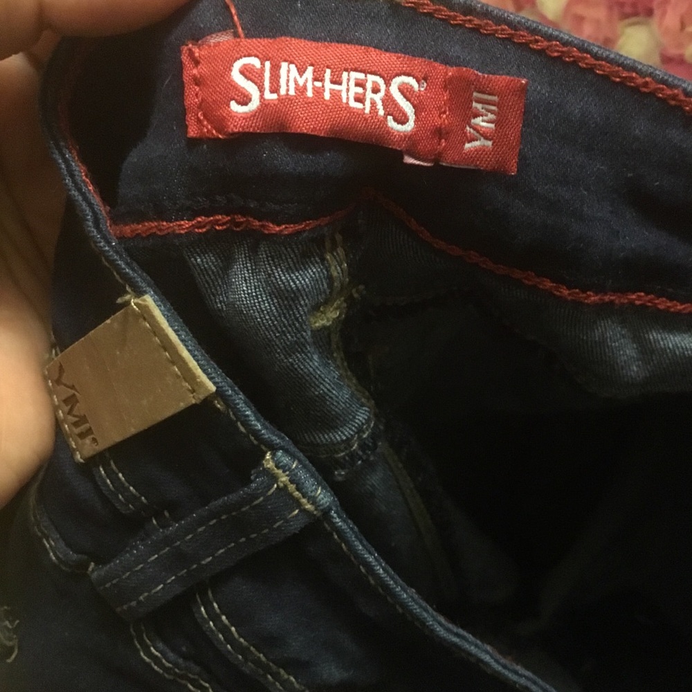 YMI Slim- Her High waisted Dark Wash Skinny Jeans 5 - Picture 9 of 10